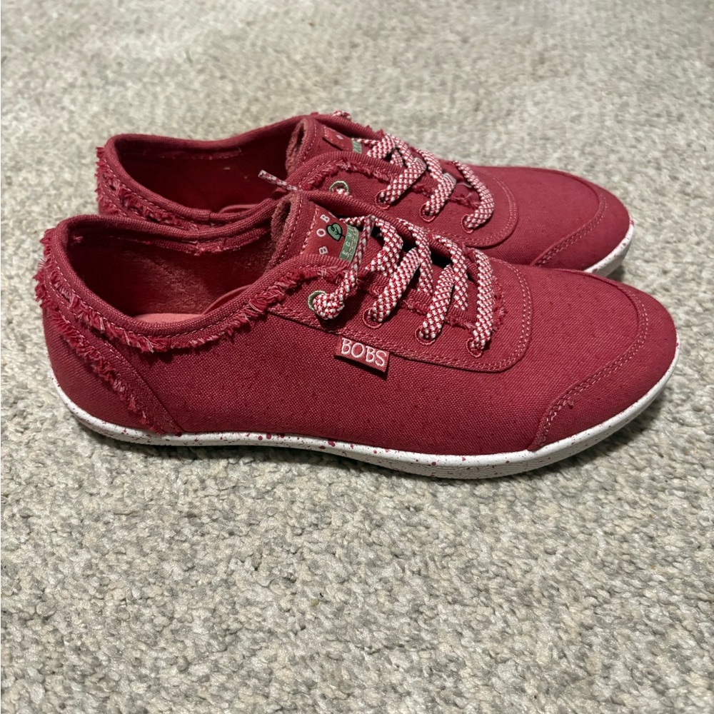 BOBS by Sketchers Red Casual Sneakers